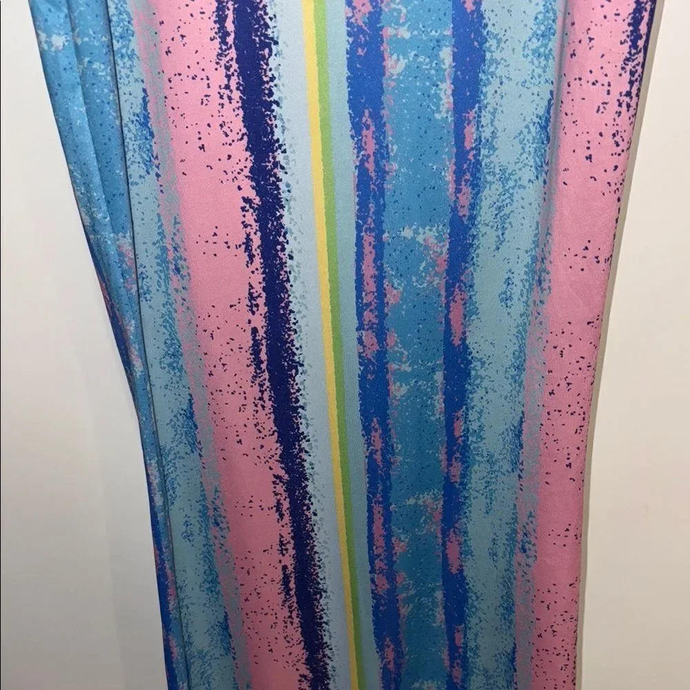 Colorful Striped Maxi Skirt